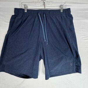 Layer 8 Athletic Shorts Large Navy Blue Qwick-Dry Performance Gym Training